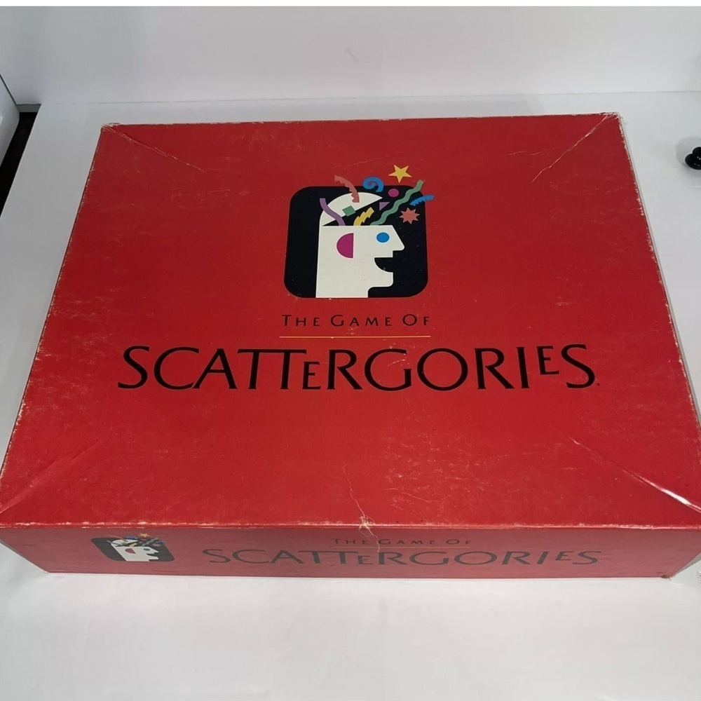 The Game of Scattergories Board Game 1997